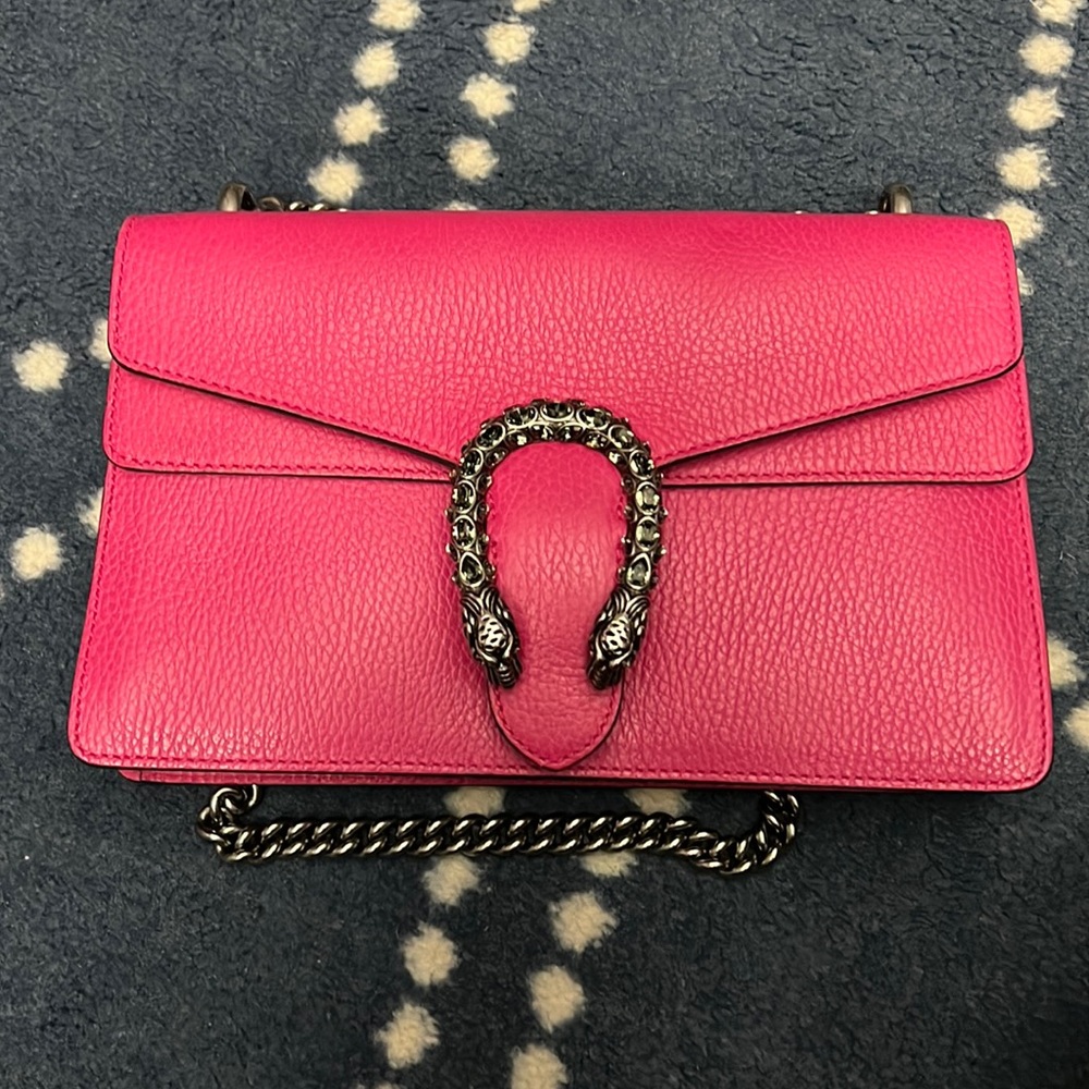 Bright pink Gucci Dionysus